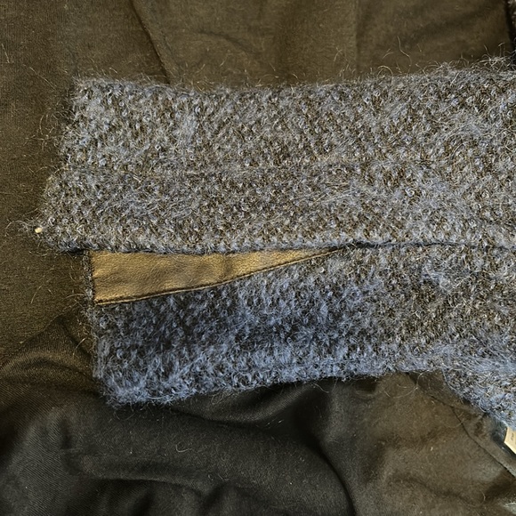 AG Adriano Goldschmied Open Front Blue Cardigan Mohair size Small - Picture 11 of 12